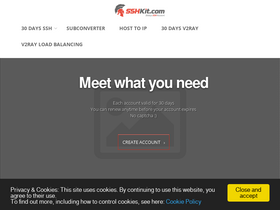 'sshkit.com' screenshot