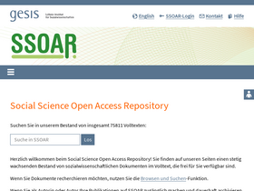 'ssoar.info' screenshot