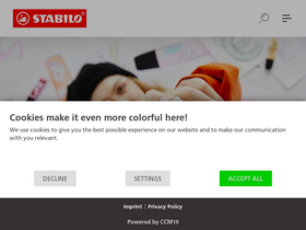 'stabilo.com' screenshot