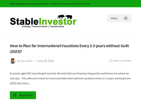 'stableinvestor.com' screenshot