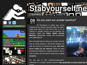 'stabyourself.net' screenshot