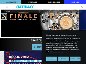 'stadefrance.com' screenshot