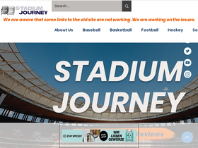 'stadiumjourney.com' screenshot