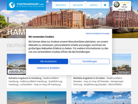 'stadtrundfahrt.com' screenshot