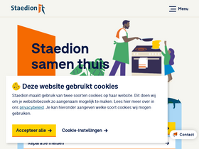 'staedion.nl' screenshot