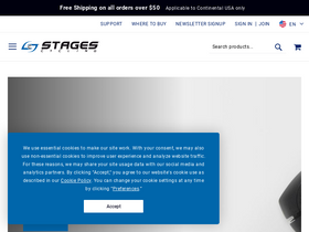 'stagescycling.com' screenshot