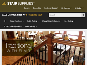 'stairsupplies.com' screenshot