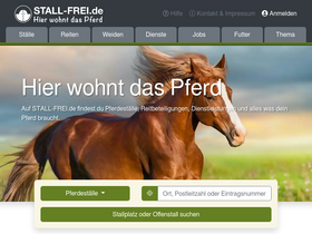 'stall-frei.de' screenshot