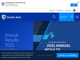 'stanbicbank.co.zw' screenshot