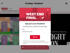 'standard.co.uk' screenshot