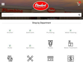 'standardplumbing.com' screenshot