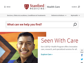 'stanfordhealthcare.org' screenshot