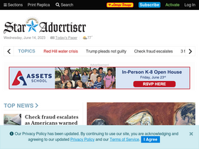 'staradvertiser.com' screenshot