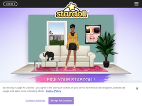 'stardoll.com' screenshot