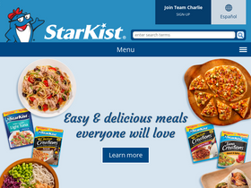 'starkist.com' screenshot