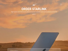 'starlink.com' screenshot