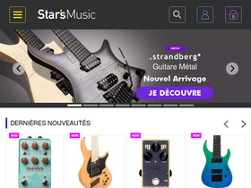 'stars-music.fr' screenshot