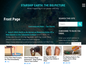 'starshipearththebigpicture.com' screenshot