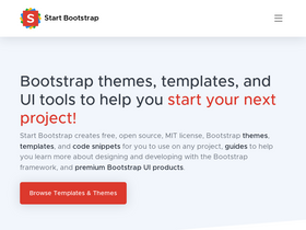 'startbootstrap.com' screenshot