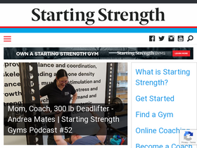 'startingstrength.com' screenshot