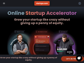 'startups.com' screenshot