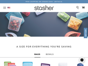 'stasherbag.com' screenshot