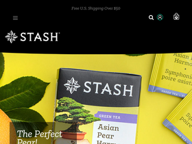 'stashtea.com' screenshot