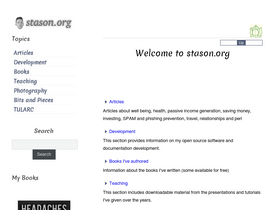 'stason.org' screenshot