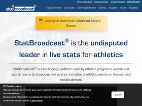 'statbroadcast.com' screenshot