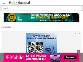 'state-journal.com' screenshot