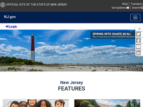 'state.nj.us' screenshot