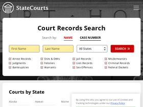 'statecourts.org' screenshot