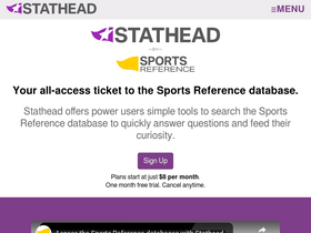 'stathead.com' screenshot