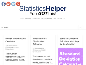 'statisticshelper.com' screenshot