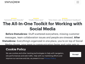 'statusbrew.com' screenshot