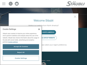 'staubli.com' screenshot