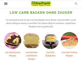 'staupitopia-zuckerfrei.de' screenshot