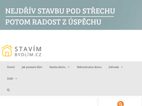 'stavimbydlim.cz' screenshot