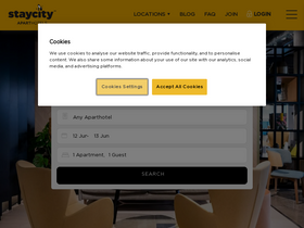 'staycity.com' screenshot