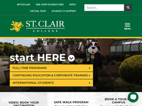 'stclaircollege.ca' screenshot