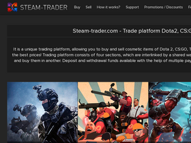 'steam-trader.com' screenshot