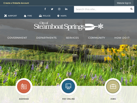 'steamboatsprings.net' screenshot