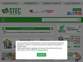 'stec.es' screenshot