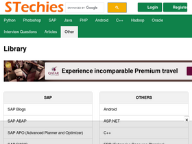 'stechies.com' screenshot