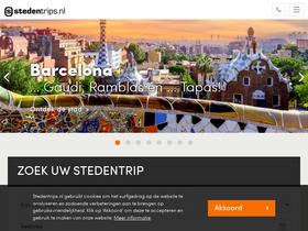 'stedentrips.nl' screenshot