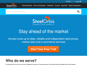 'steelorbis.com' screenshot