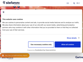 'stefanini.com' screenshot
