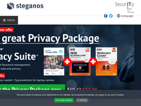 'steganos.com' screenshot