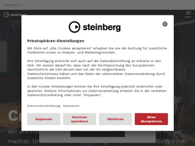 'steinberg.de' screenshot