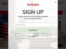 'steinhafels.com' screenshot